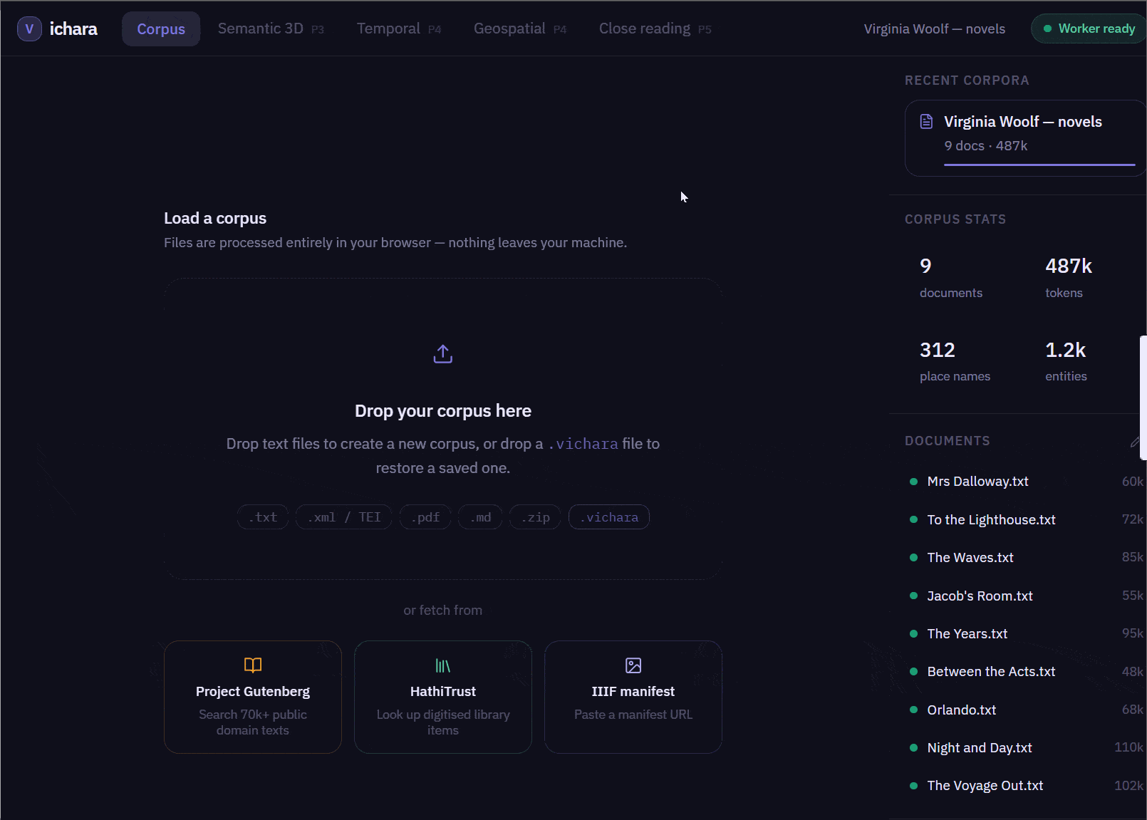 Vichara deep visualisation tool